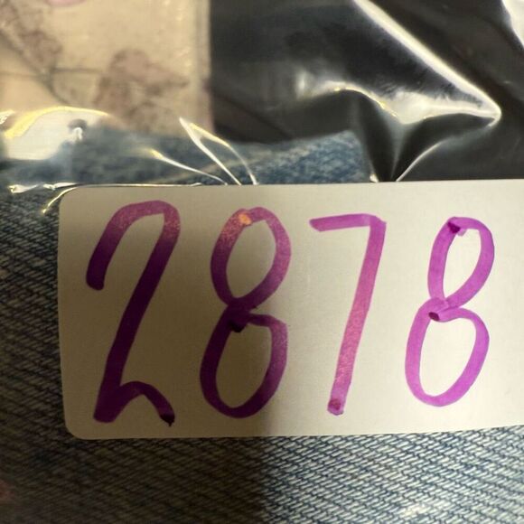 Brand New Kancan Juniors Size 13/30 90s Flared Leg Jeans Light Blue Acid Wash - Picture 13 of 13